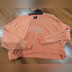Nike Coral/Peach Sweatshirt - Sz XL